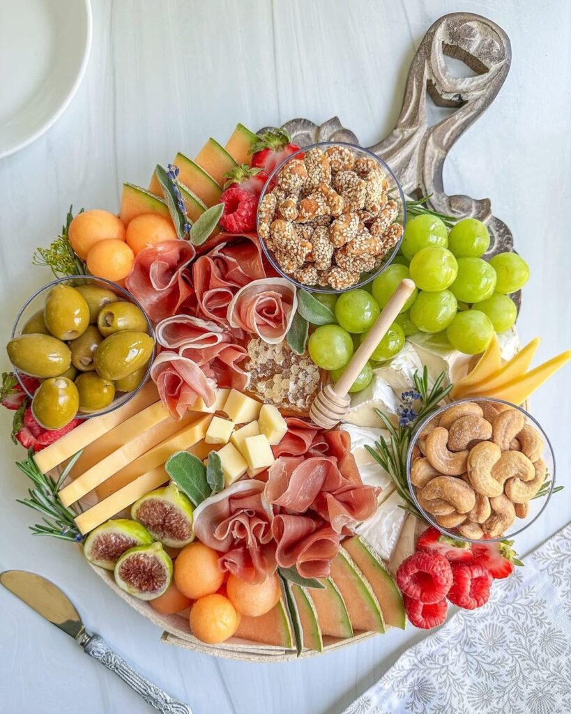 Prosciutto & Melon Board 🩷🧡