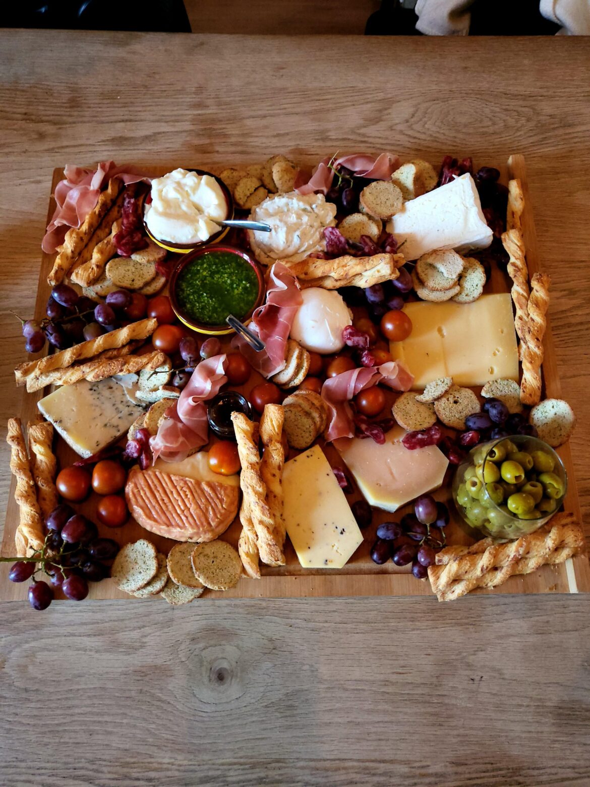 Cheese charcuterie board