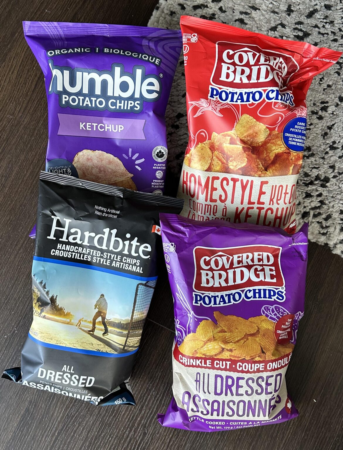 Challenging myself to eat Canadian foods for 20 days straight. Day 3 is ketchup/all dressed chips!