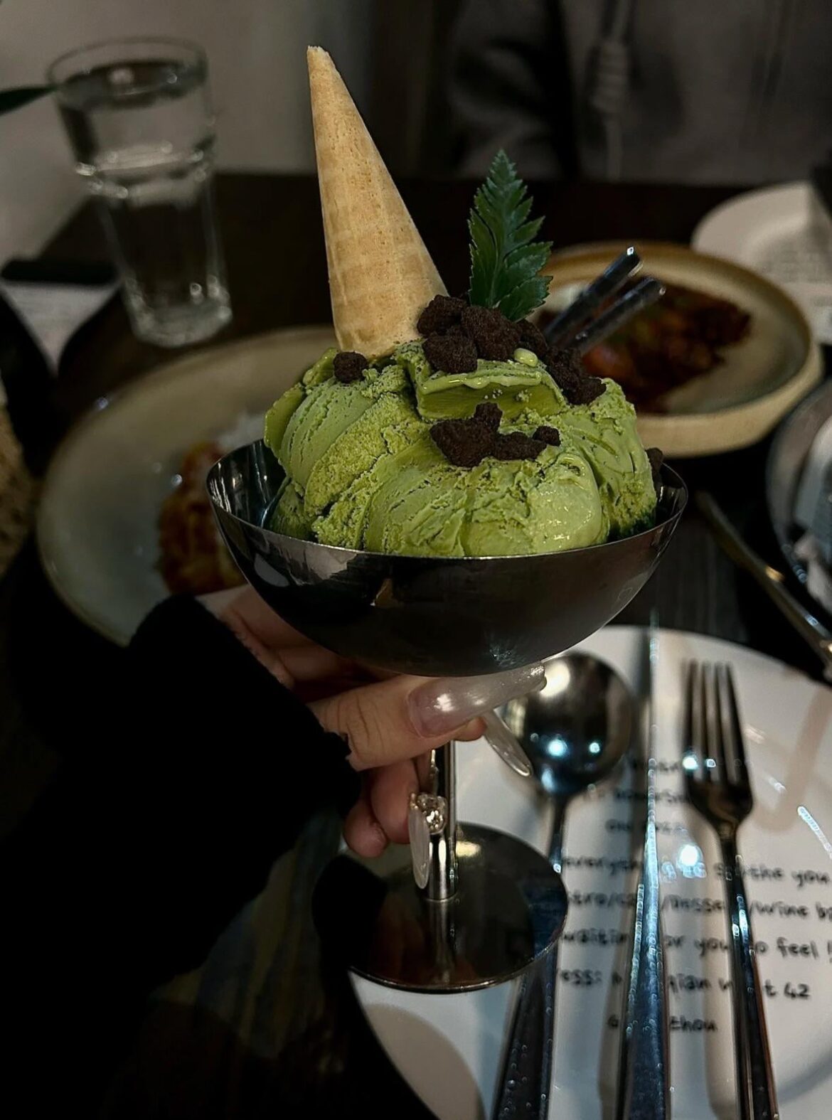 My matcha ice cream
