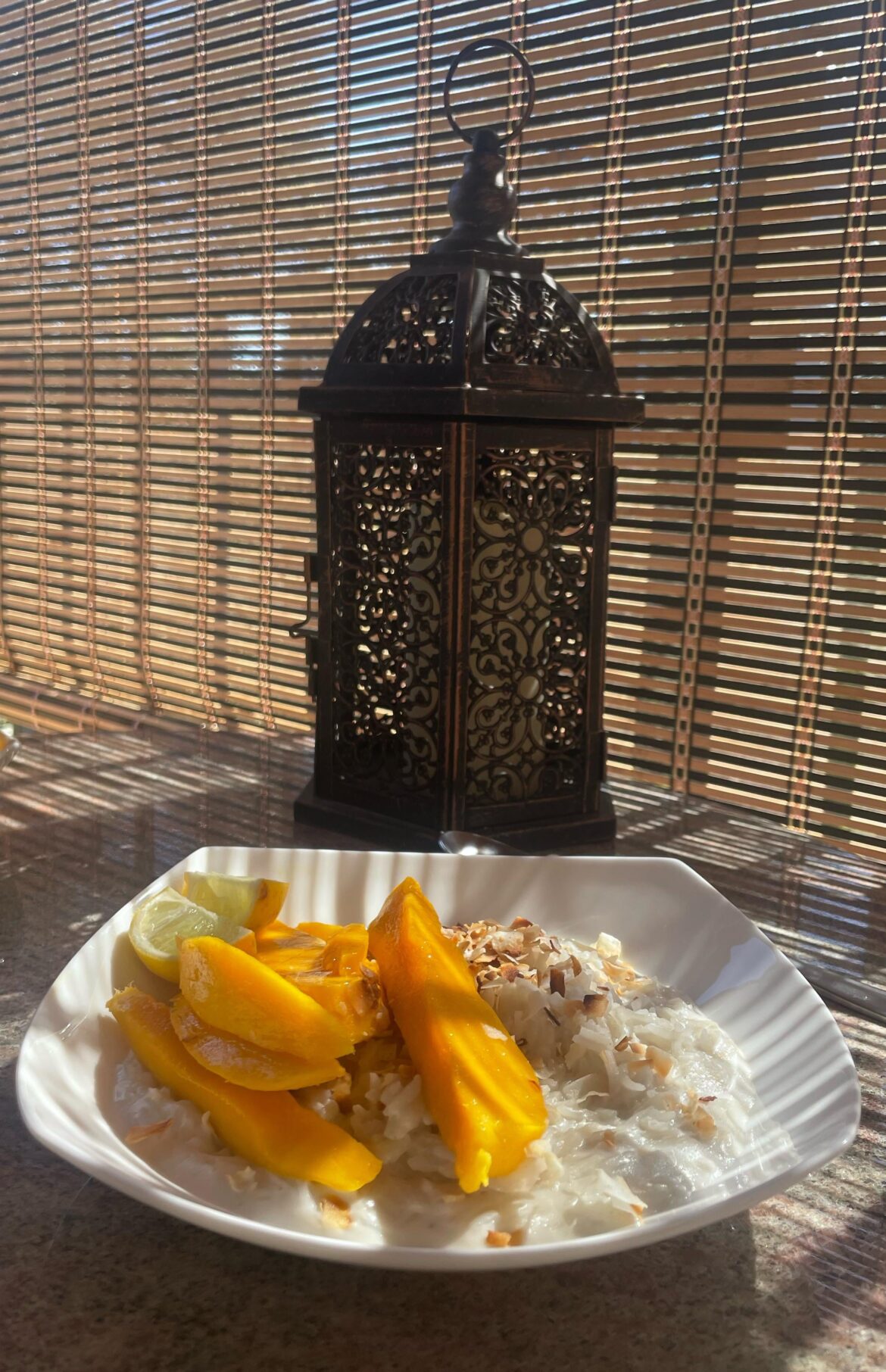 Coconut rice porridge