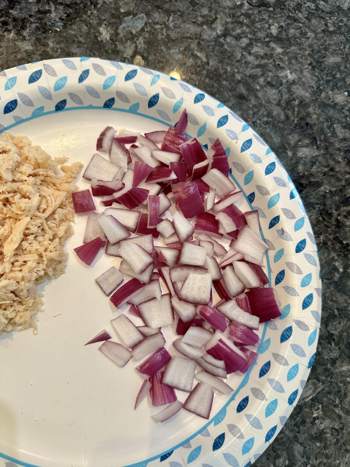 Scrambled egg bowls are incomplete without onion
