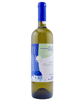 Spyros Hatziyiannis Assyrtiko Santorini 2022 is one of the best white wines from Greece. 