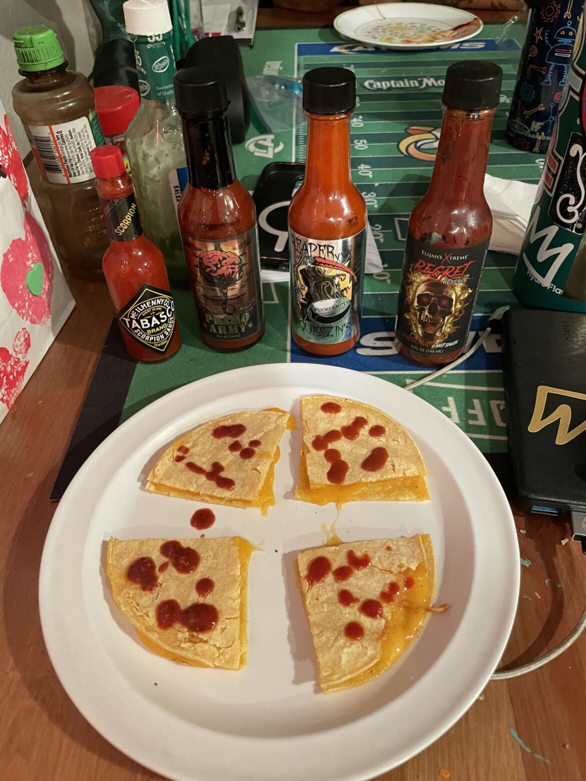 Two new sauces added to the lineup: Reaper Squeezins and Primo Army