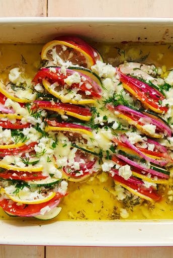 greek stuffed chicken