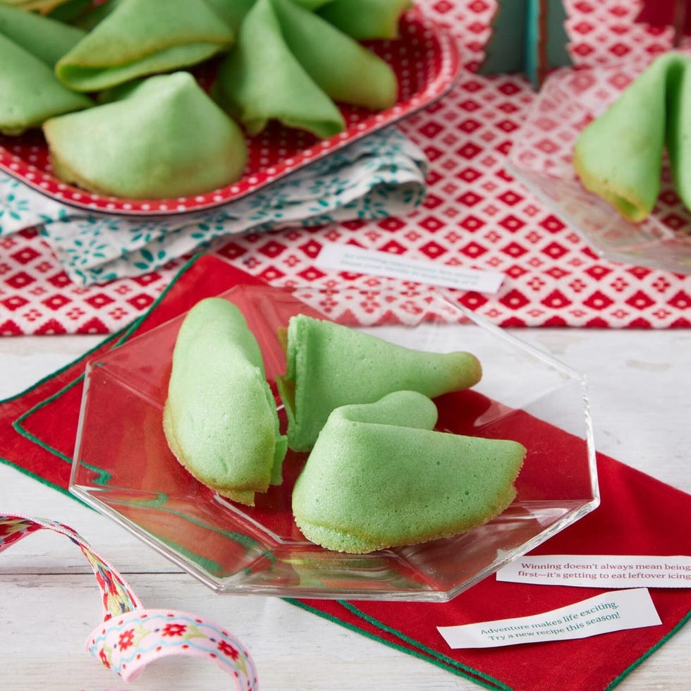 fortune cookie green desserts