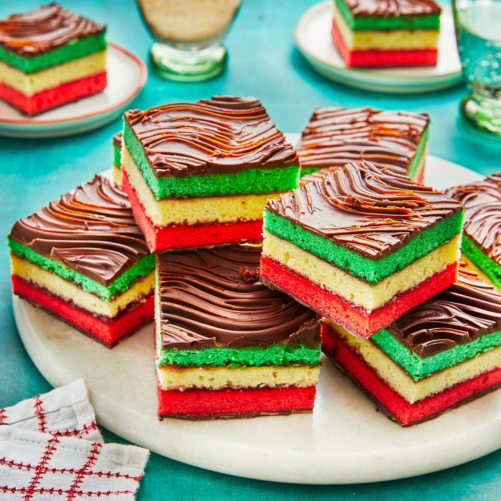 rainbow cookie green desserts