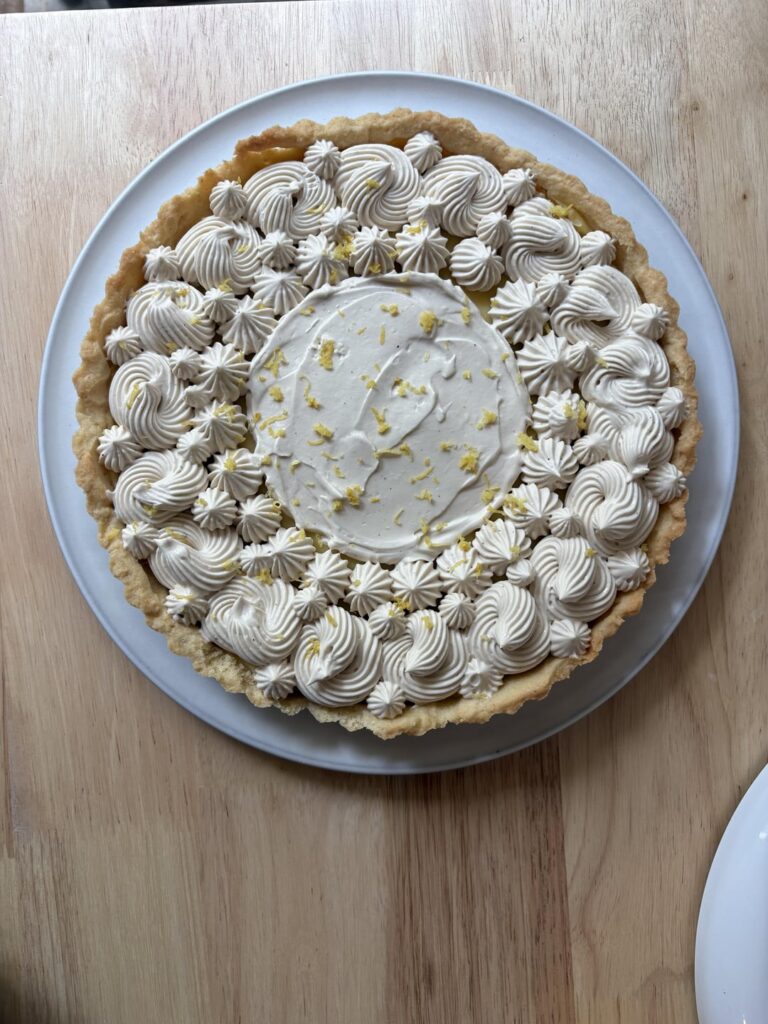 Lemon earl grey tart 🍋🫖