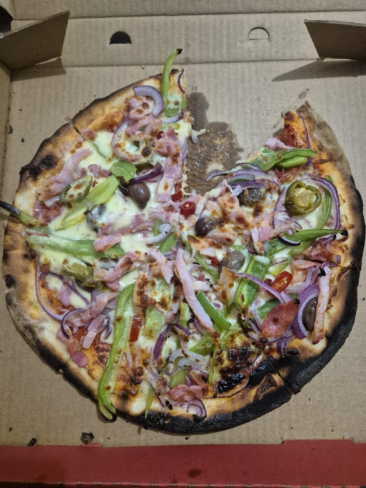 Burnt and under cooked attempt