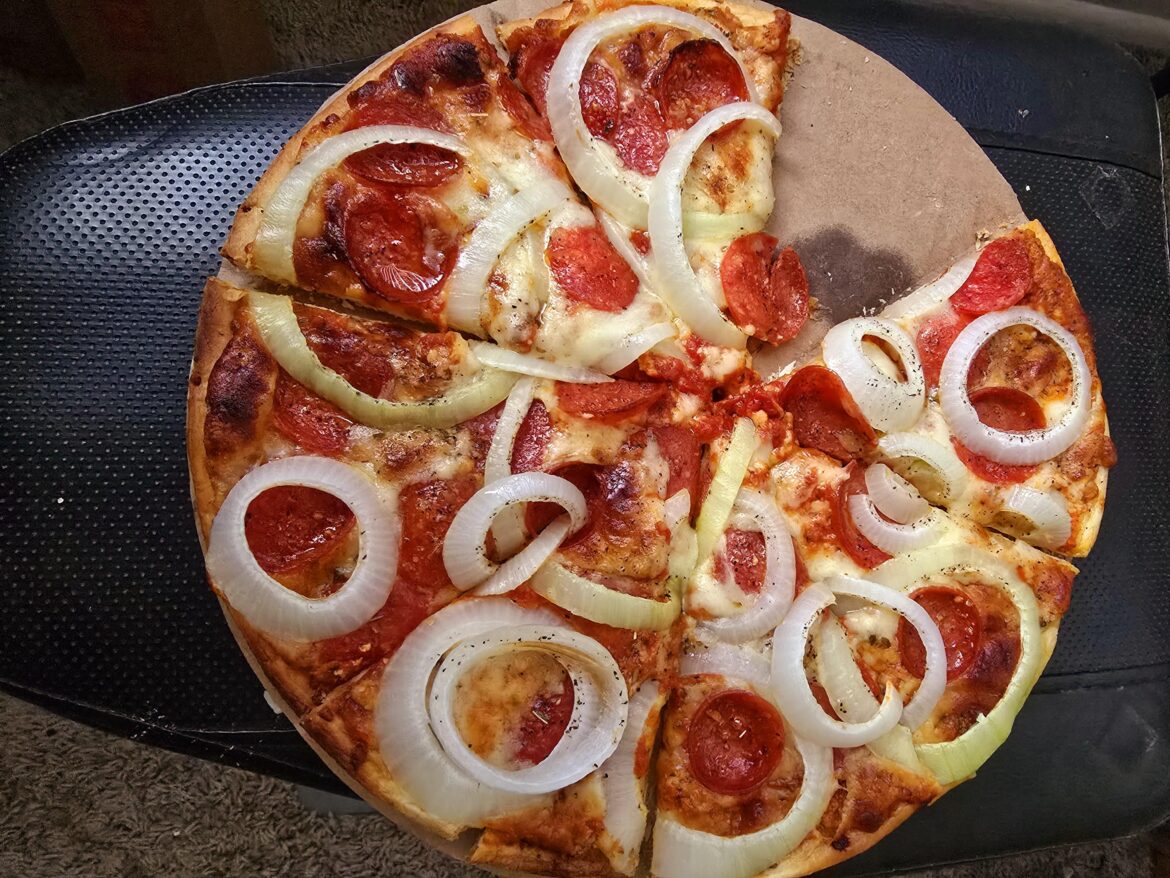 Proper onion placement.