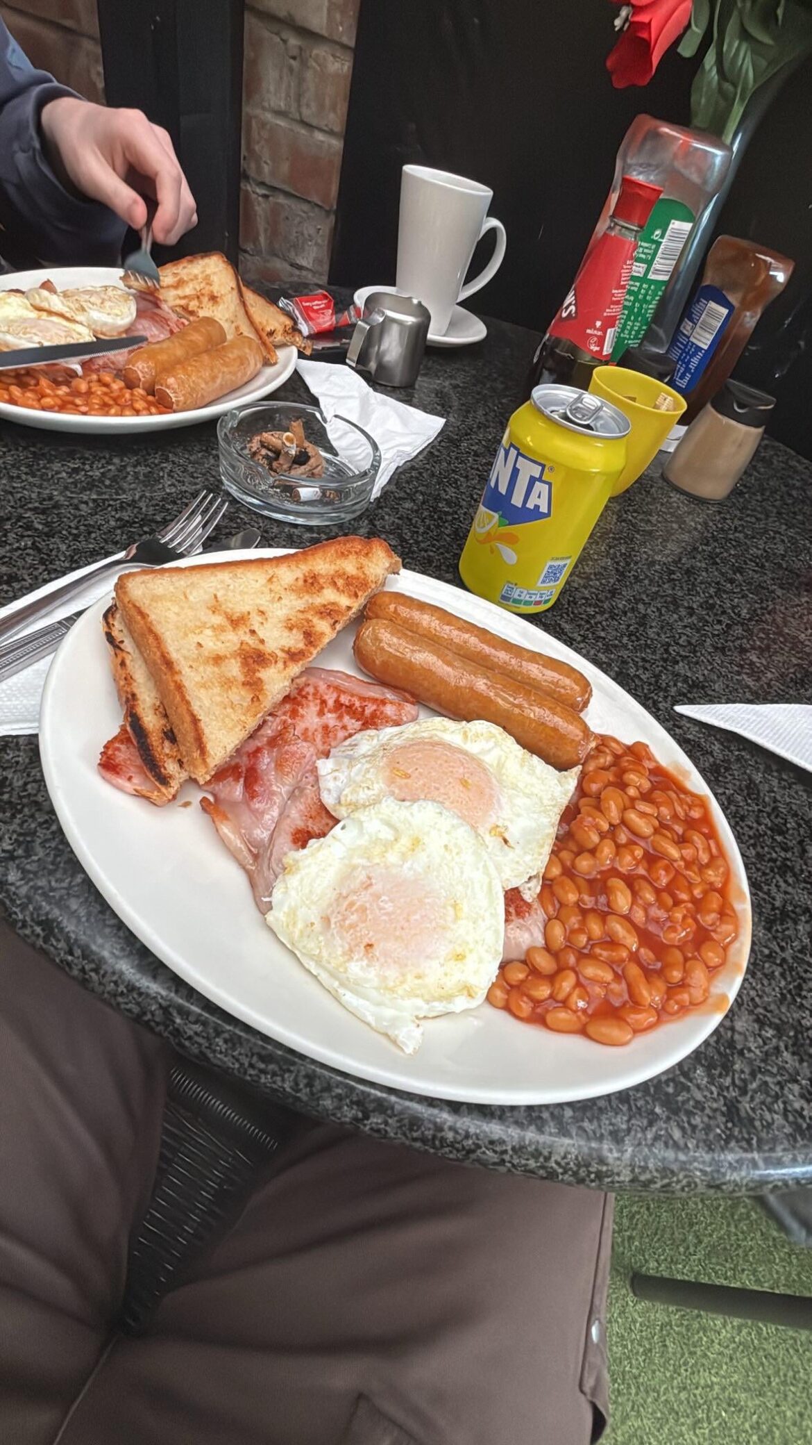 Cafe In Gloucester. £8.60