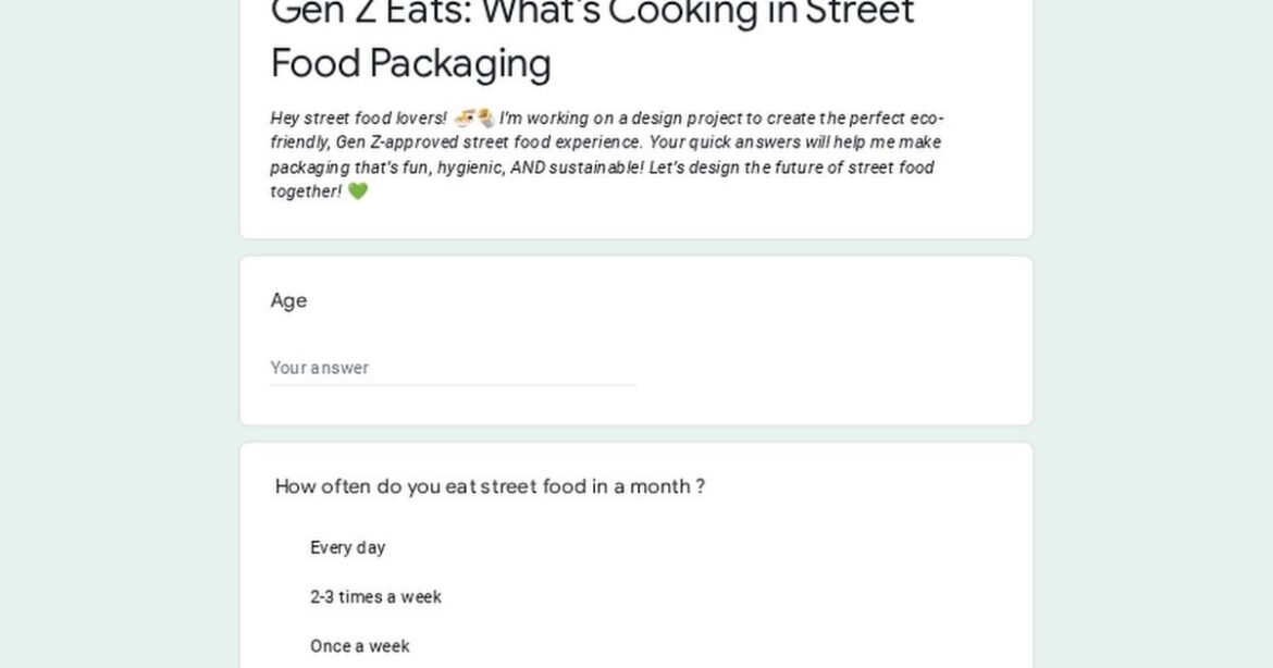 Gen Z Eats: What’s Cooking in Street Food Packaging