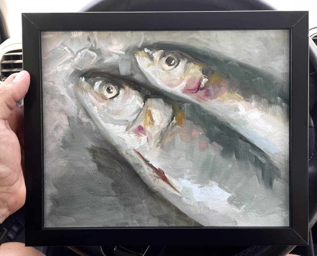 Too ugly to hang in coffee shop?