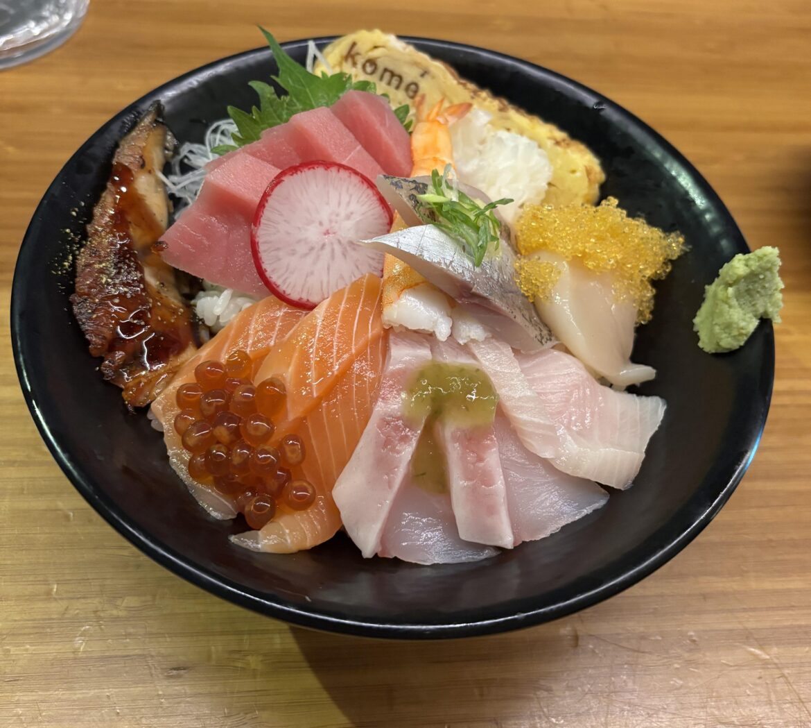 A little chirashi to start my anniversary weekend
