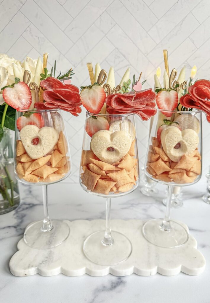 Charcuterie Wine Glasses 💕