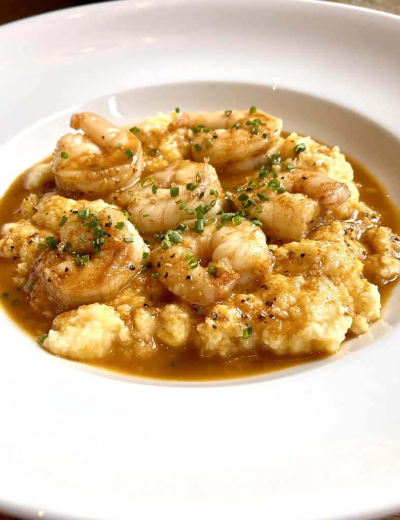 Shrimp & grits at The Dearborn Shrimp & grits at The Dearborn