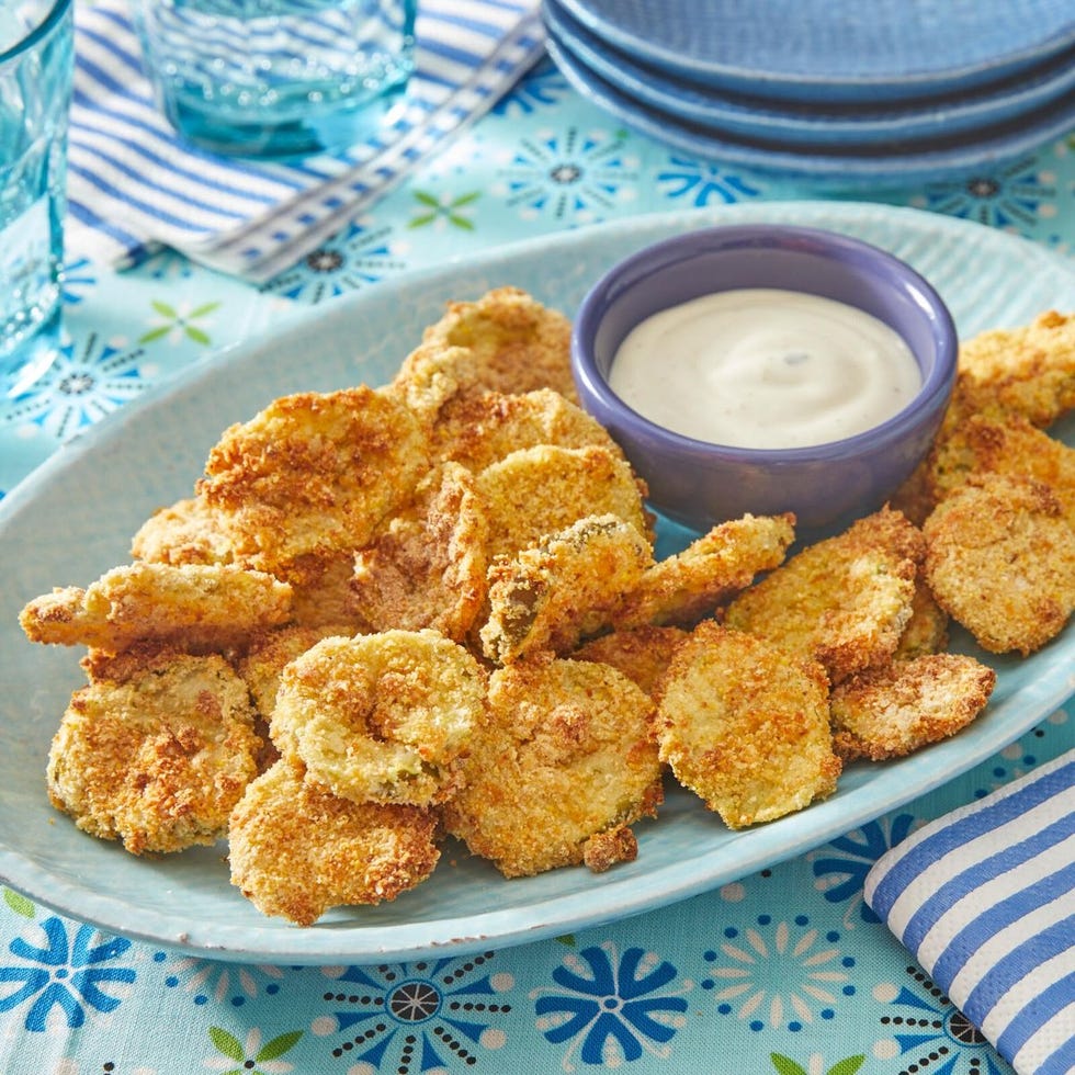 air fryer fried pickles healthy appetizers