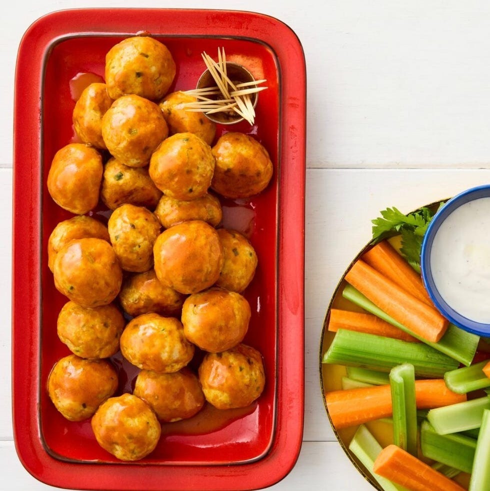 buffalo chicken meatballs healthy appetizers