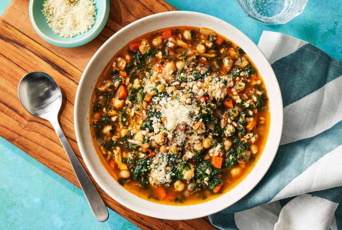 Hearty Chickpea & Spinach Stew