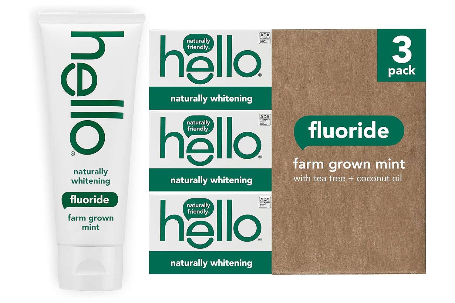 Amazon hello Naturally Whitening Toothpaste