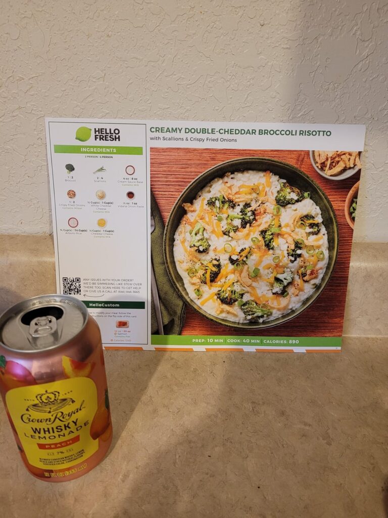 Creamy Double Cheddar Broccoli Risotto 10/10