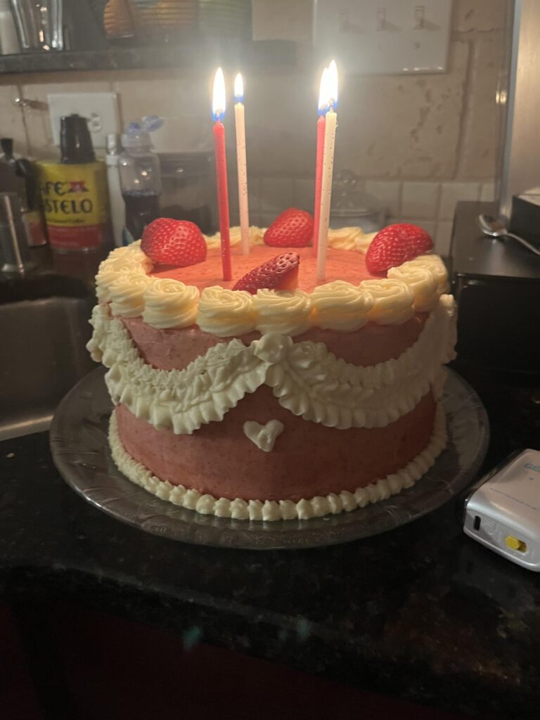 First real attempt at a homemade cake