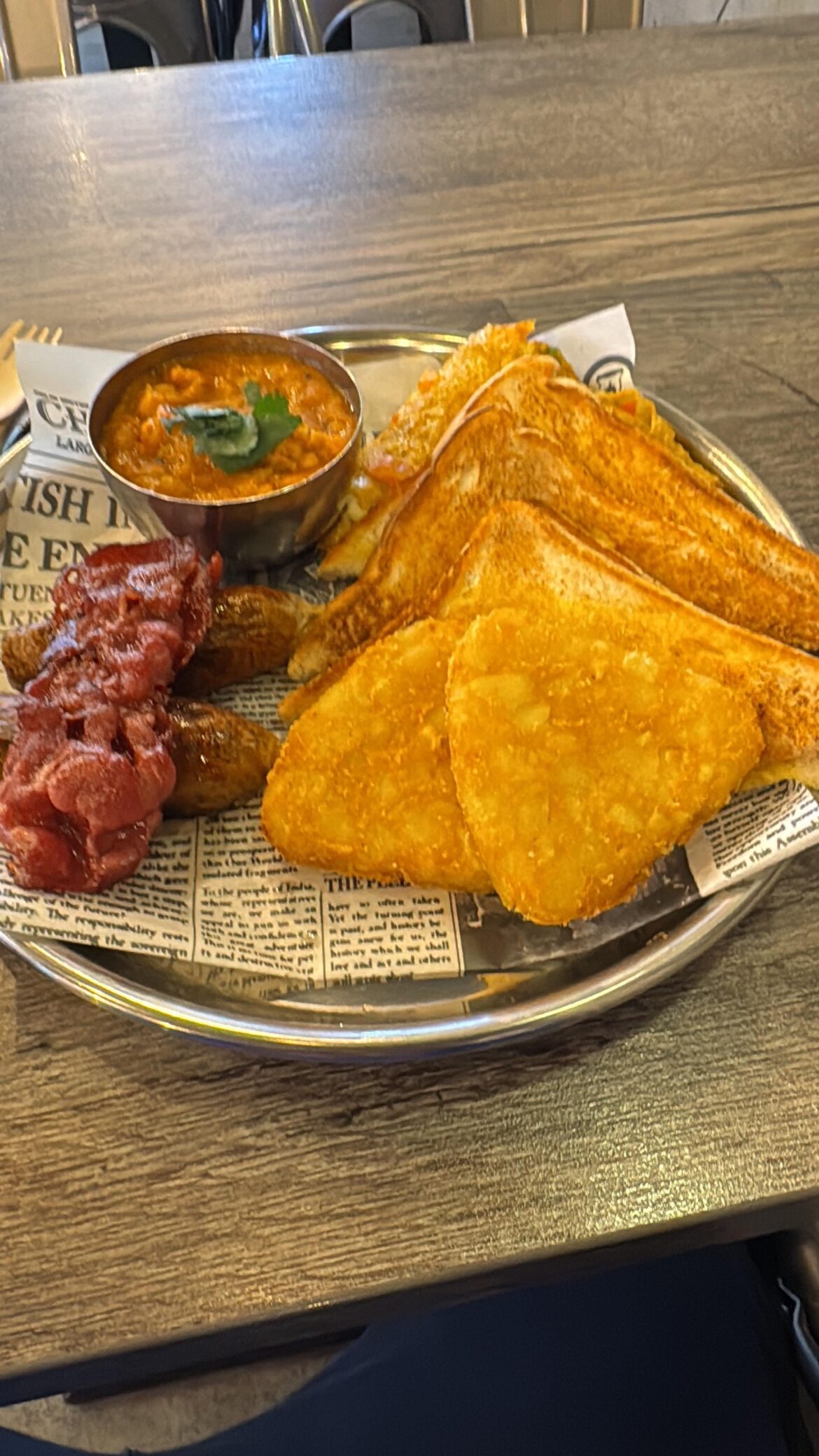 Chaiwala English-ish breakfast £8.50