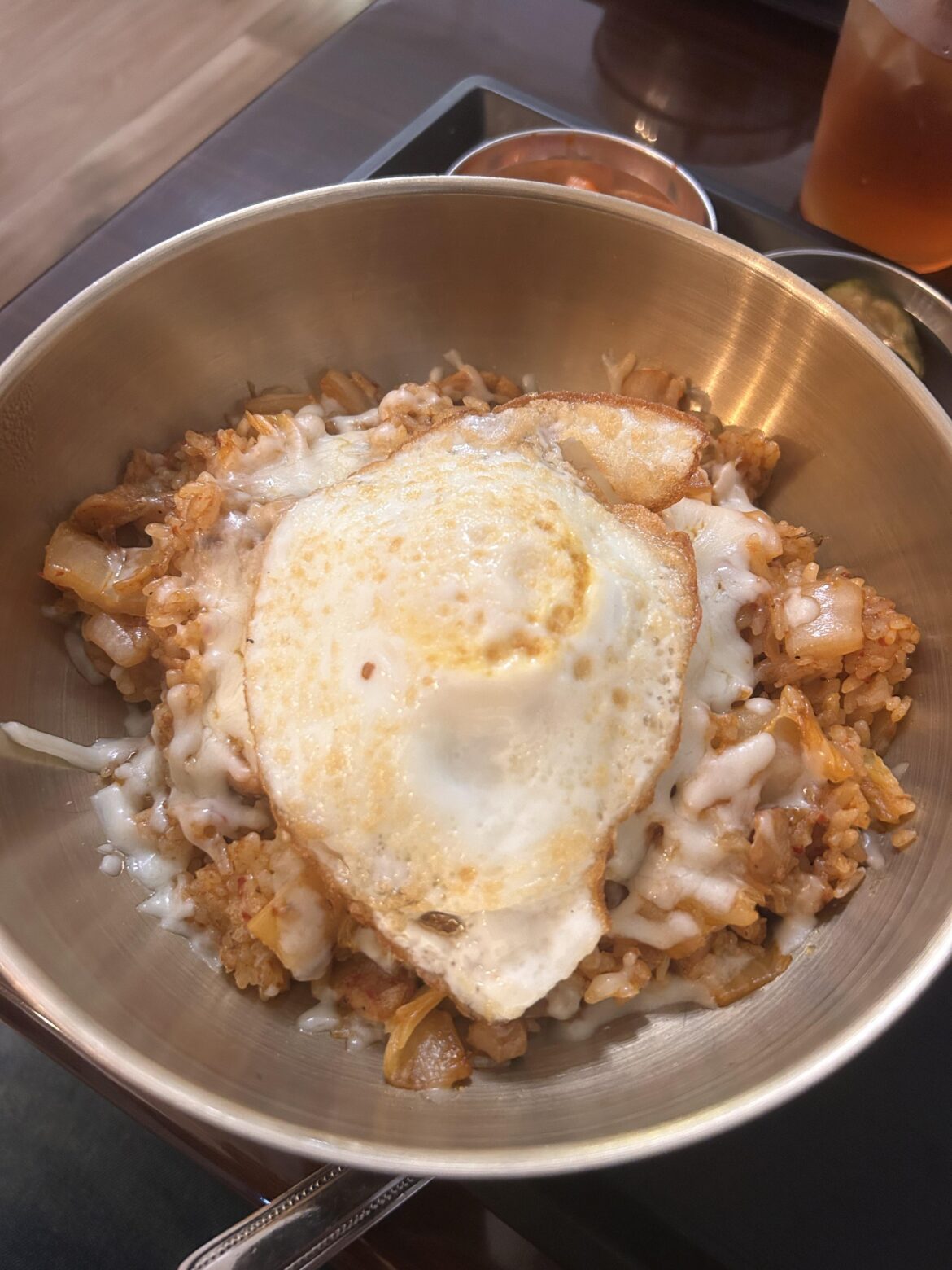 Kimchi fried rice at Jumsim