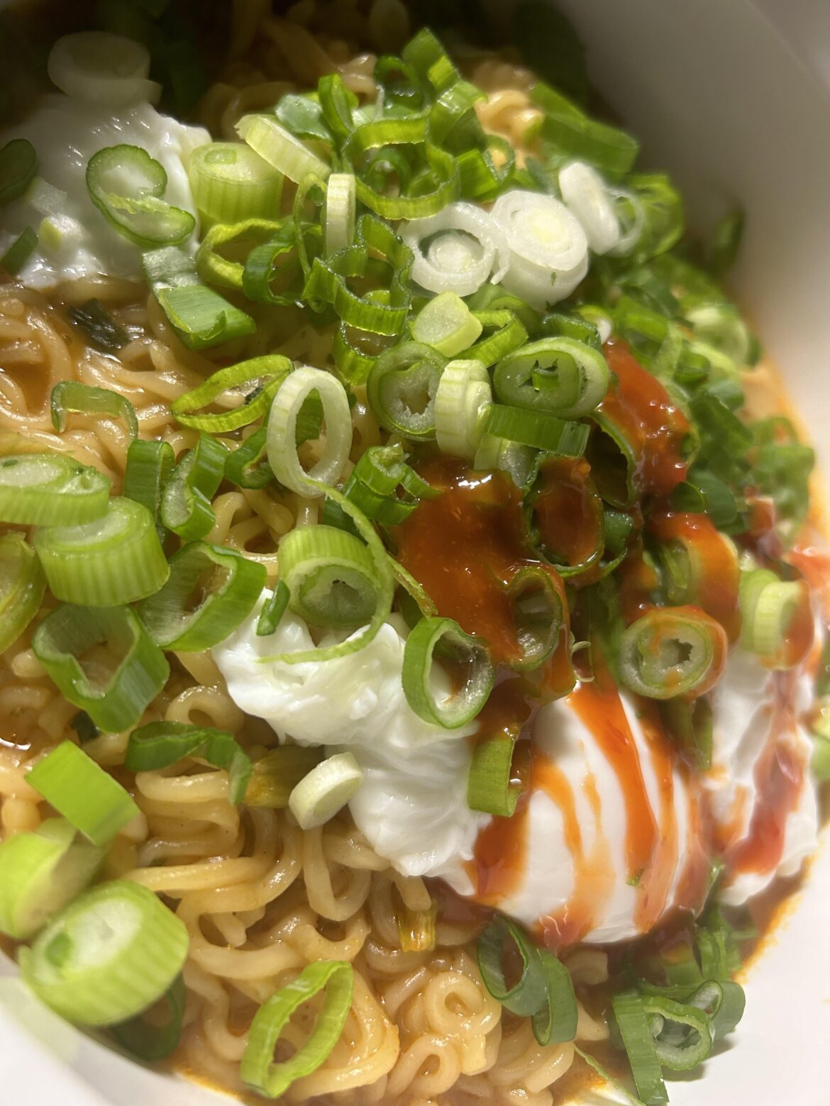 Too many green onions in my ramen?