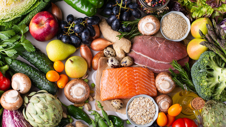 fresh mediterranean diet ingredients