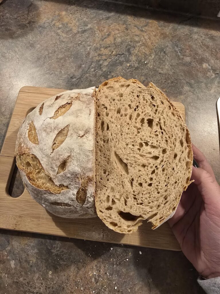 FINALLY perfected my sourdough thanks to this recipe!