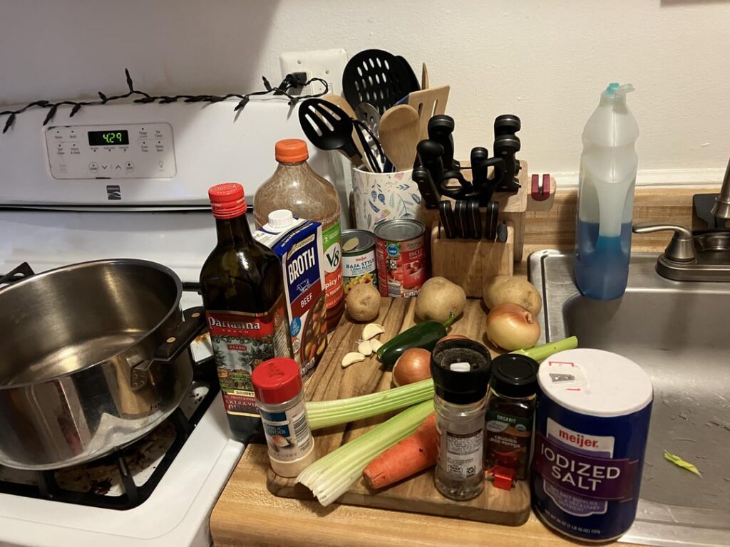 Hamburger stew Hamburger stew