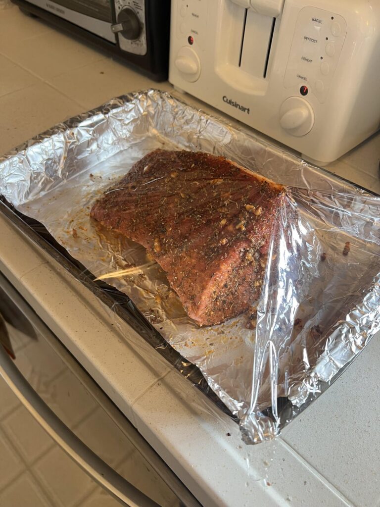 Bottom Round Roast (Broiled then Braised)