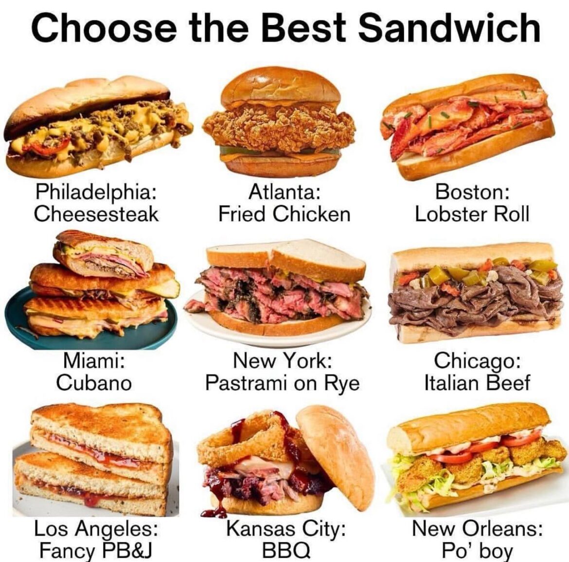 What is americas best sandwich?