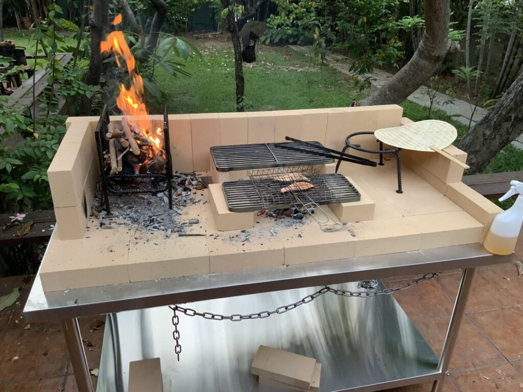 Open fire cooking question