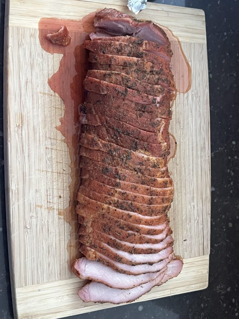 Smoked pork loin
