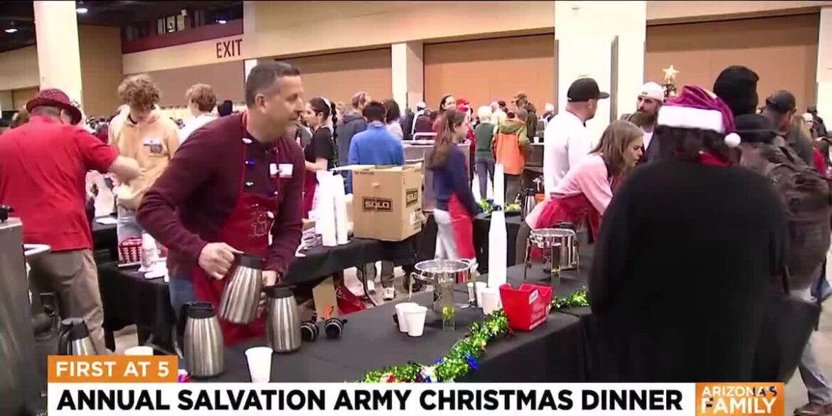 Salvation Army serves thousands of meals at Christmas dinner in Phoenix
