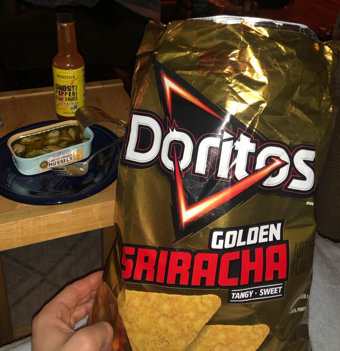 Whoever had those Doritos and Oysters inspired another masterpiece