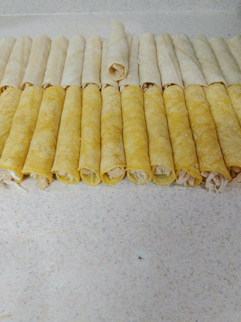 Rolled Chicken Tacos