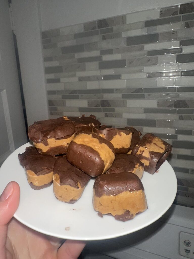 Chocolate peanut butter bites