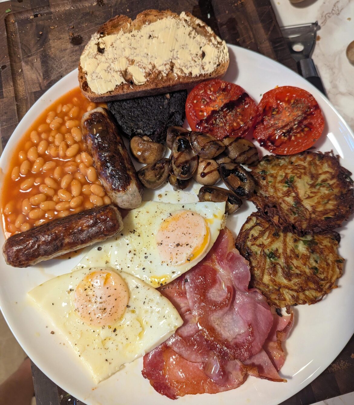 Not bad considering my eyeballs are shaking from last night...