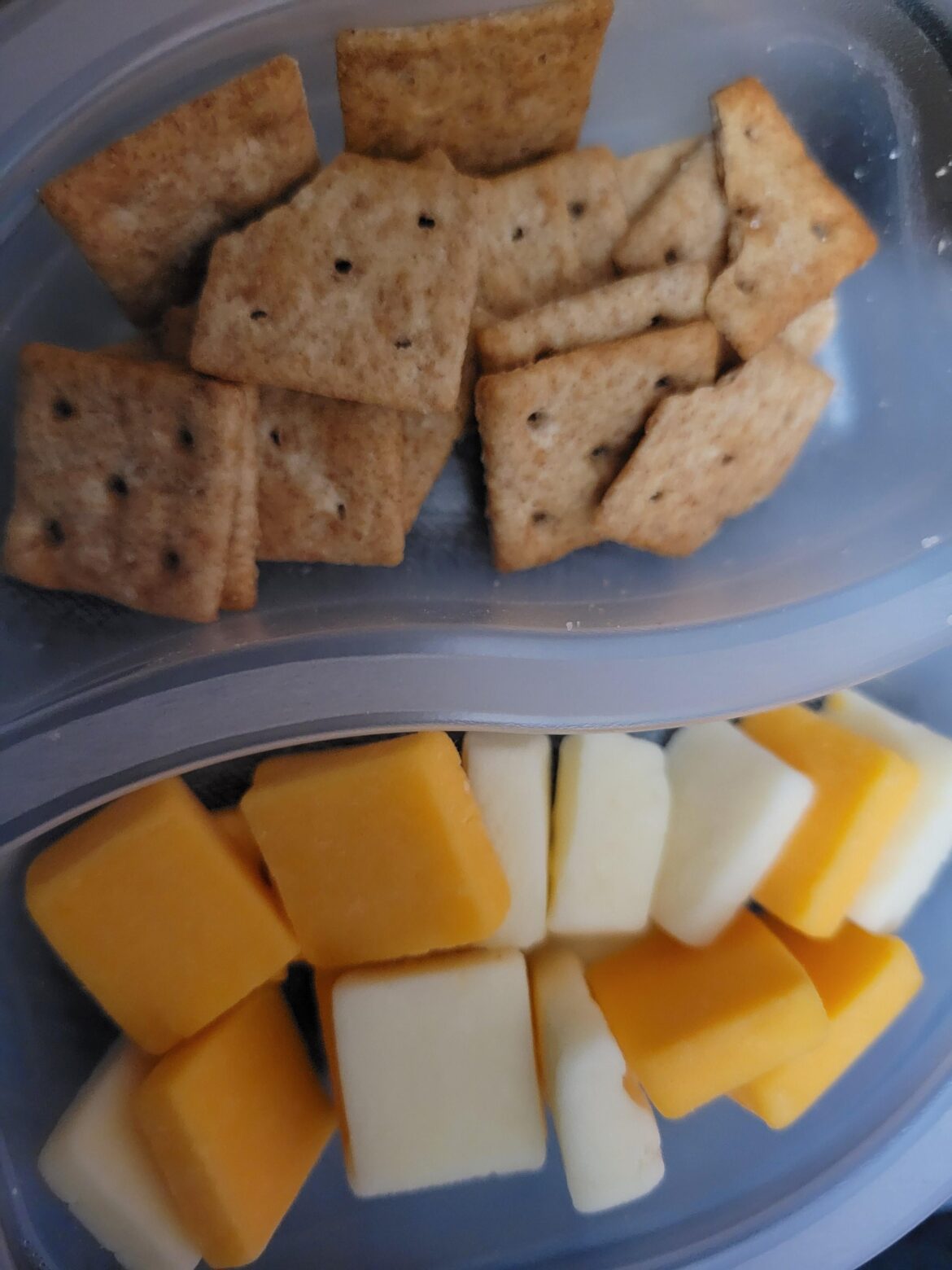 Tiny food. I do love me some cheese and crackers.