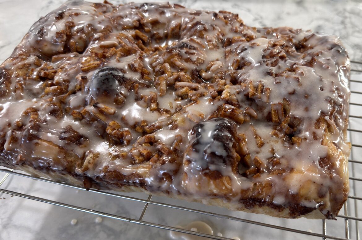 Apple Fritter Focaccia is AMAZING!