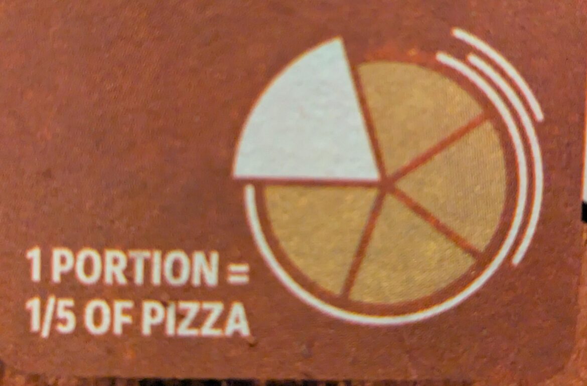 Found on a frozen pizza box, who's slicing a pizza like this?