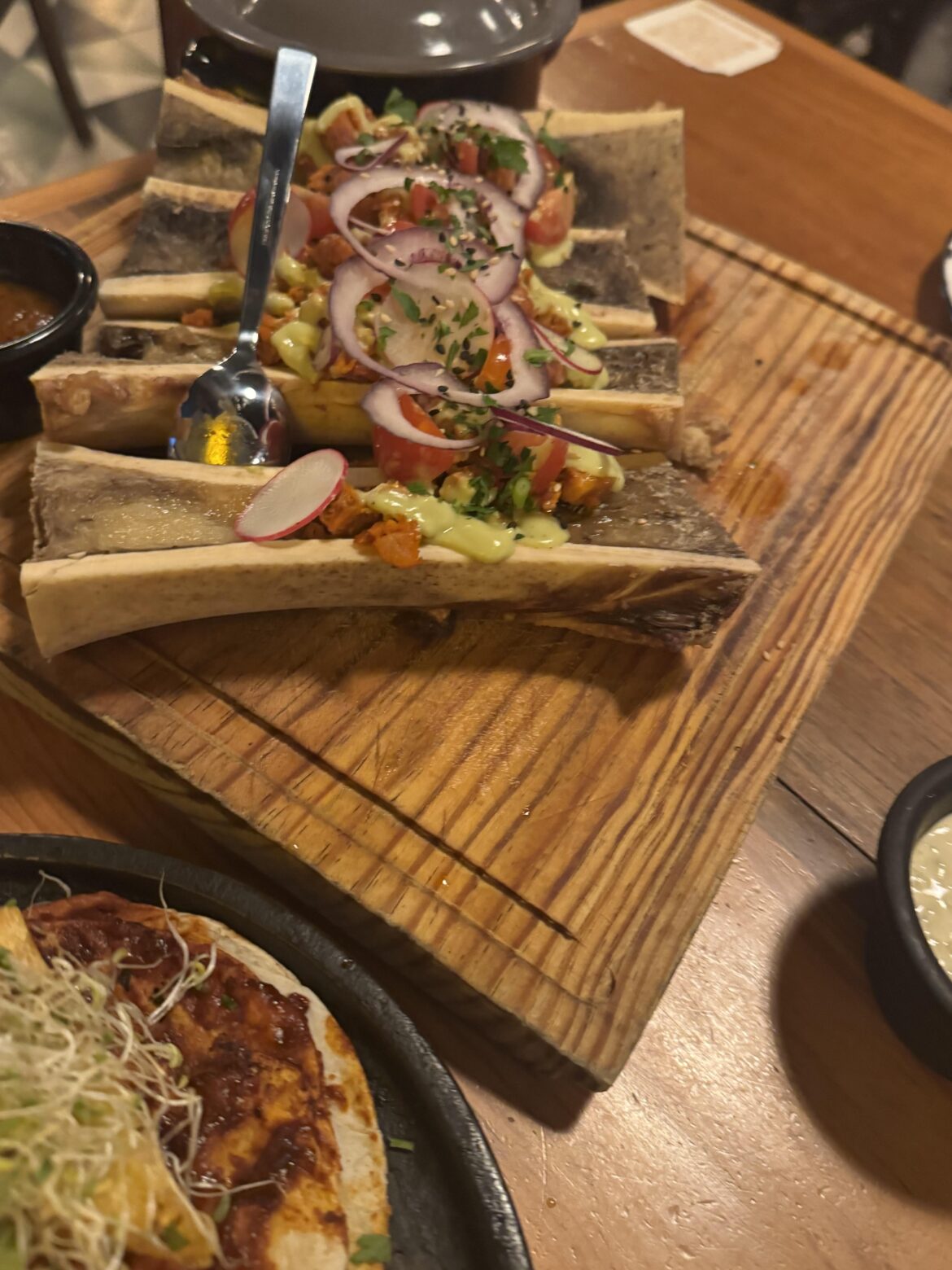 Bone marrow tacos