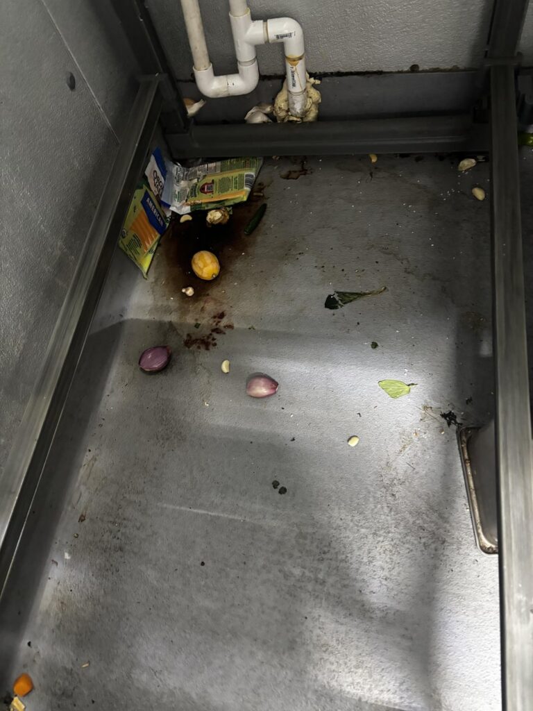 This is disgusting(before and after walk-in)