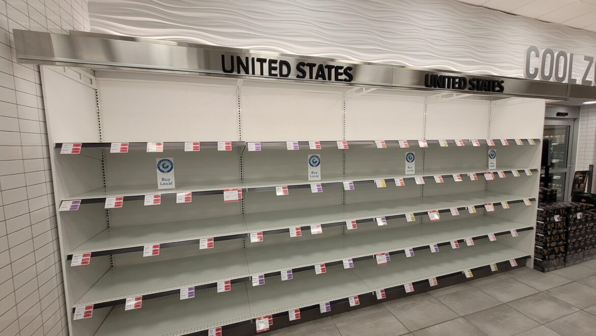The wine section formerly known as "United States"