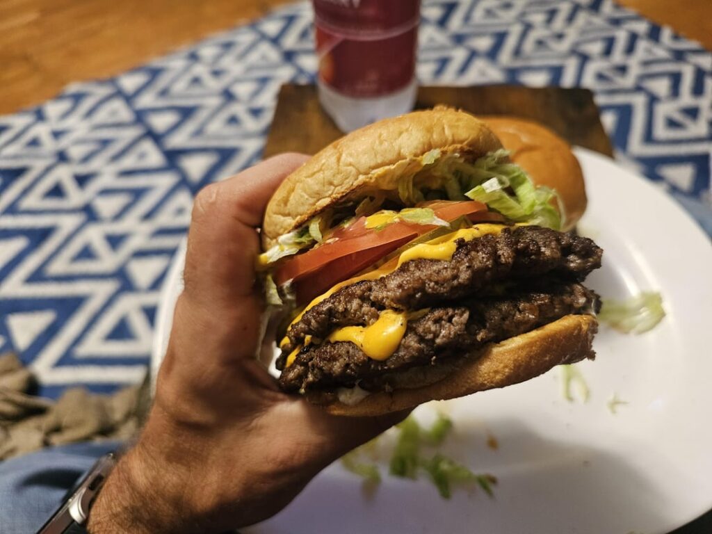 Saturdays are for burgers and movies