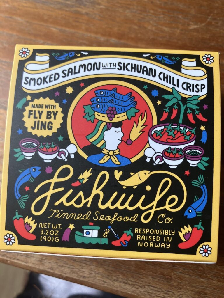 Fishwife smoked salmon with fly by jing