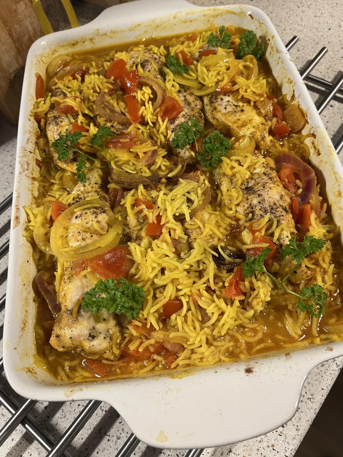 Moroccan Chicken and Rice